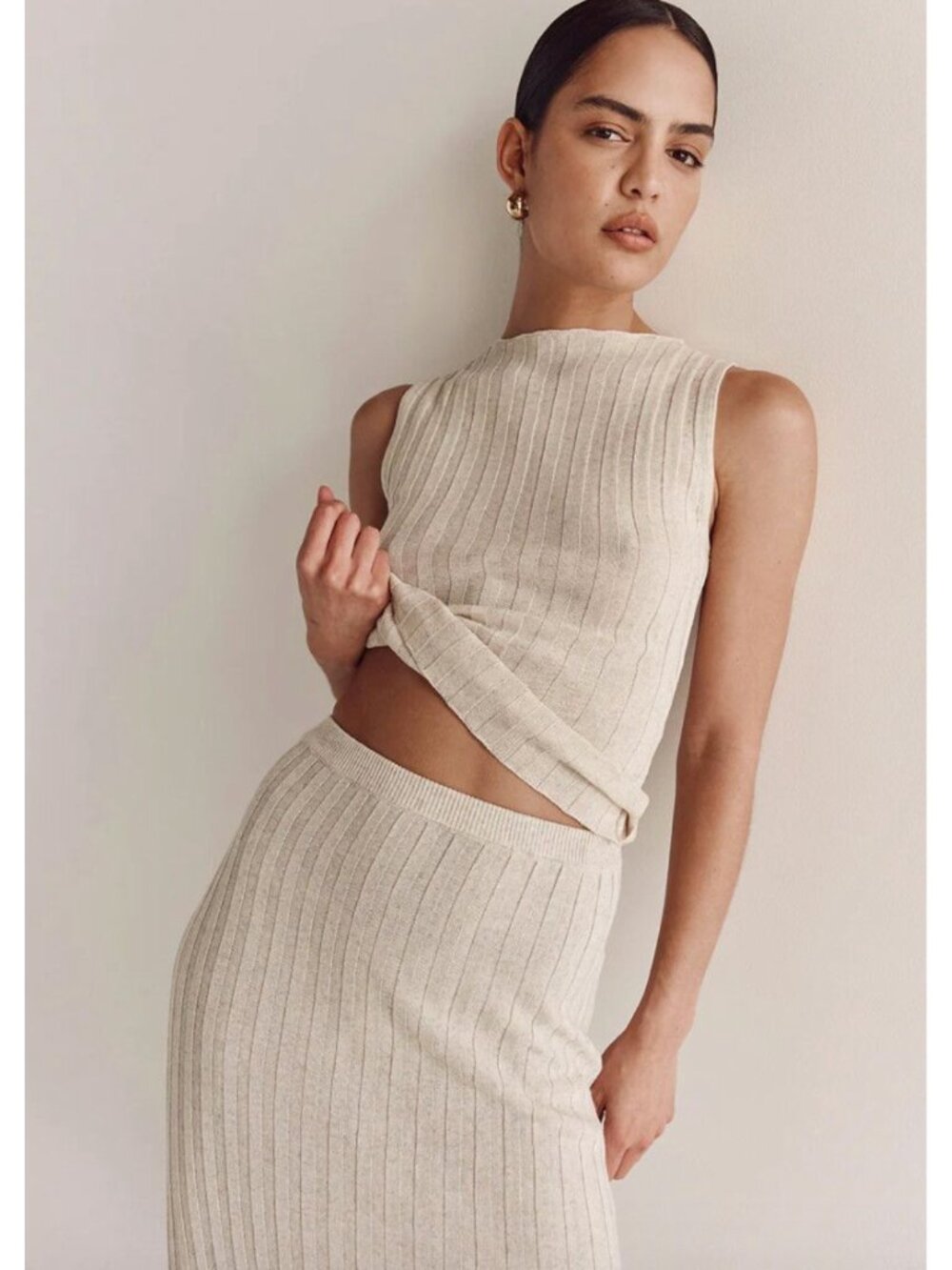 DISSH Goldie Natural Boat Neck Tank